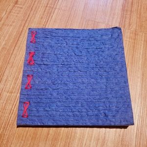 Handmade blue square notebook